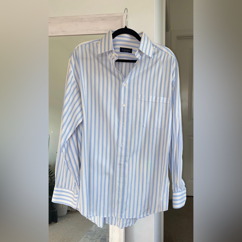Canali Men’s Shirt | Sz 16 | 41 Italian